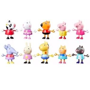 Peppa Pig Peppa & Friends Play Date 10-Pack Figure Set